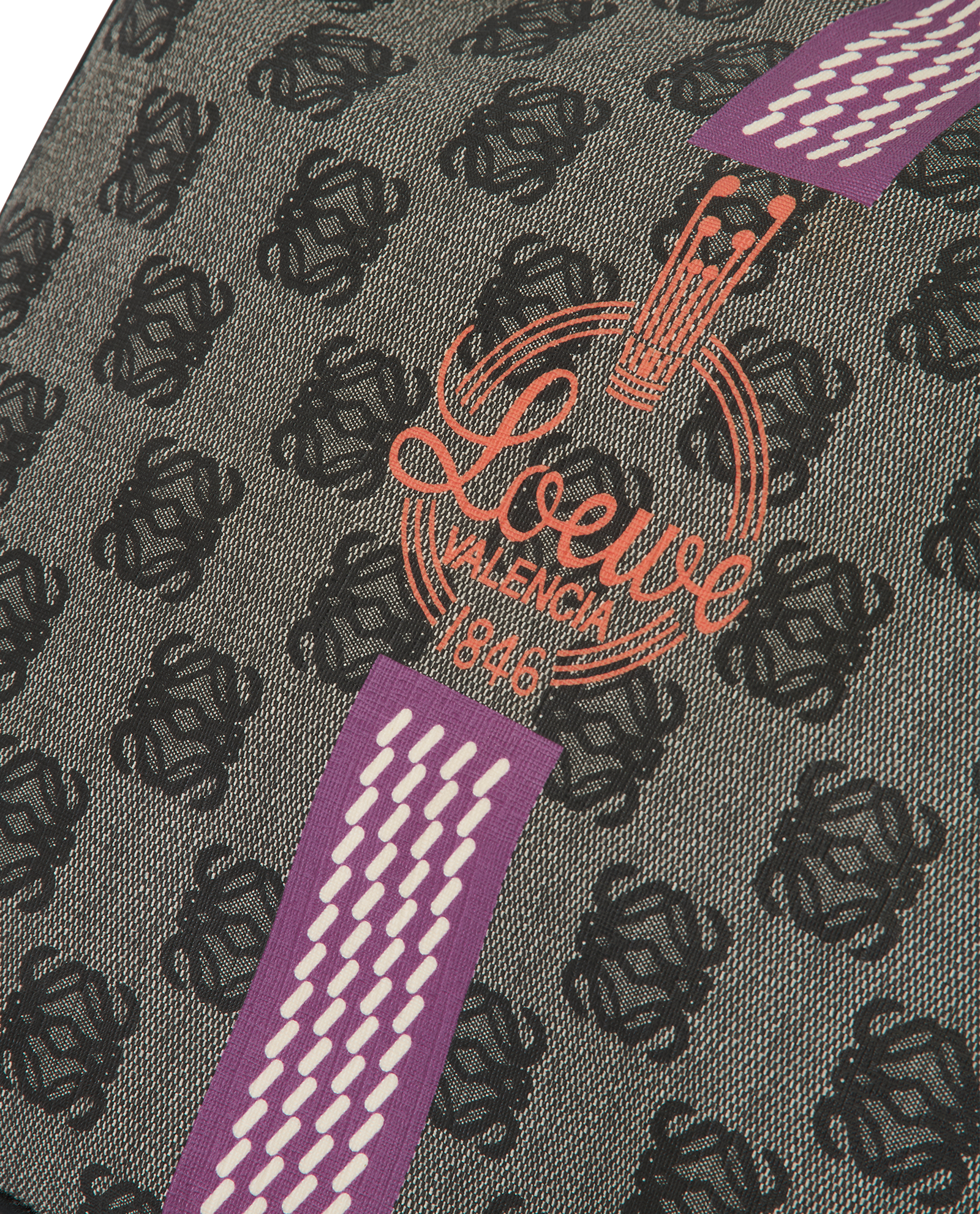 Anagram Tote, &pound;275, Handbags, Grey, Canvas, Other view